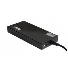 Notebook Universal Power Adaptor, Provide up to 90W, 12-tips, Ultra Slim, Support Major Brands, 1x USB Port - CL-NBK61030
