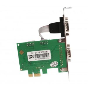 2 Port DB9 Serial PCI-Express 2.0 x1 Card - SI-PEX15037