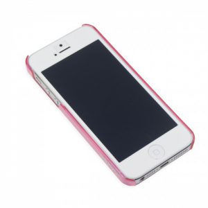 iPhone 5, Hard Cover Case (Neon Pink Color) with Screen Protector - CL-ACC62055