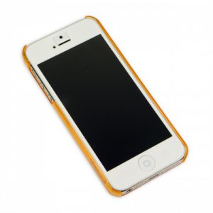 iPhone 5, Hard Cover Case (Neon Orange Color) with Screen Protector - CL-ACC62056