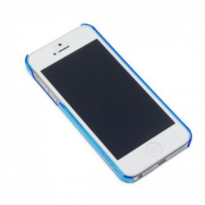 iPhone 5, Hard Cover Case (Neon Blue Color) with Screen Protector - CL-ACC62057