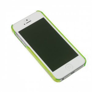 iPhone 5, Hard Cover Case (Neon Green Color) with Screen Protector - CL-ACC62058