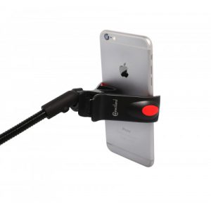 Universal Car Clip Holder for Smartphones, GPS, and MP3/MP4 Player. Adjustable Arm Width. Goose Neck Design with 360-degree Rotation. - CL-ACC62060