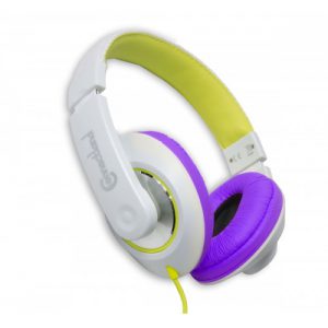 Yellow Over the Ear Lightweight Adjustable Stereo Wired Headphone - CL-AUD63033