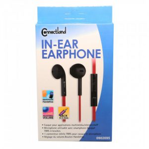 In-Ear Earbuds with In-Line One button control, volume and Mic - CL-AUD63100