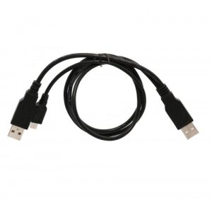 3 ft USB 2.0 A Male to Mini B Male Cable, Black Color - CL-CAB20042