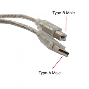 6 ft USB 2.0 Type A Male to Type B Male Cable - CL-CAB20043