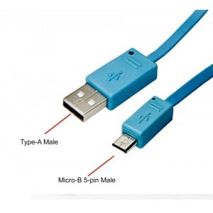 4.5 ft Coiled USB 2.0 Type A to Micro Type B - CL-CAB20109