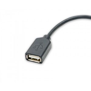 USB 2.0, Female to Micro USB 5-pin male , Black Color, Ideal for Smartphones - CL-CAB20125