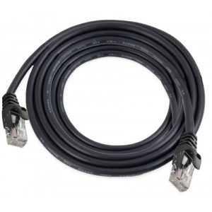 10 Meter RJ45 CAT6E LAN Cable 26AWG, Black Color - CL-CAB24016