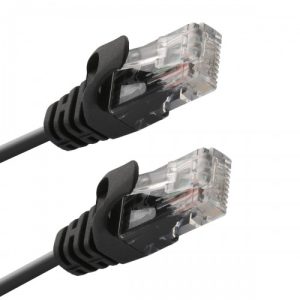 10 Meter RJ45 CAT6E LAN Cable 26AWG, Black Color - CL-CAB24016