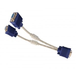 VGA HD15 Male to Dual VGA HD15 Female Adapter - CL-CAB32001