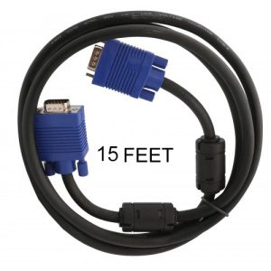 15 ft VGA SVGA HD14 Cable connect projector to PC or Laptop - CL-CAB32004