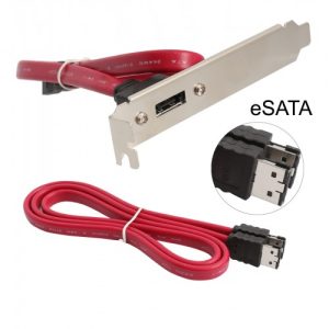 1 Port eSATA 6G Standard Bracket for PCI Slot, with SATA Cable - CL-CAB40051