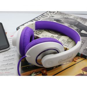 Purple Over the Ear Lightweight Adjustable Stereo Wired Headphone - CL-AUD63032