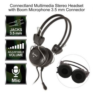 Stereo PC Headset with Flexible Boom Microphone - CL-CM-5023