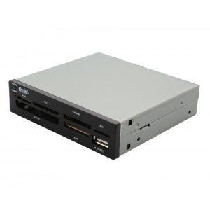 3.5" Drive Bay USB 2.0 6 Slot Card Reader with 1 USB 2.0 Port - CL-CRD20036