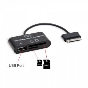 OTG 5 Card-Card Reader USB Port Cable for Samsung Galaxy Tab - CL-CRD50062