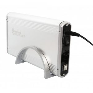 Aluminum External USB 2.0 Enclosure for 3.5" SATA II or ATA IDE Hard Drive - CL-ENC35008