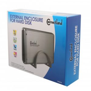 Aluminum External USB 2.0 Enclosure for 3.5" SATA II or ATA IDE Hard Drive - CL-ENC35008