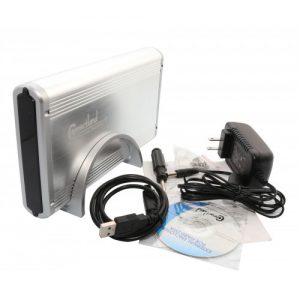 Aluminum External USB 2.0 Enclosure for 3.5" SATA II or ATA IDE Hard Drive - CL-ENC35008