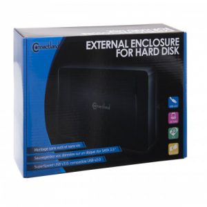 External USB 3.0 Enclosure for 3.5" SATA III Hard Drives (Black) - CL-ENC35033