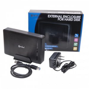 External USB 3.0 Enclosure for 3.5" SATA III Hard Drives (Black) - CL-ENC35033