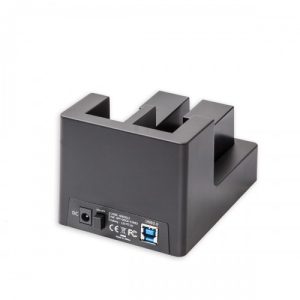 USB 3.0 Dual Slot 3.5" and 2.5" SATA III HD Docking Station with Duplication Support - CL-ENC50060