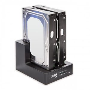 USB 3.0 Dual Slot 3.5" and 2.5" SATA III HD Docking Station with Duplication Support - CL-ENC50060