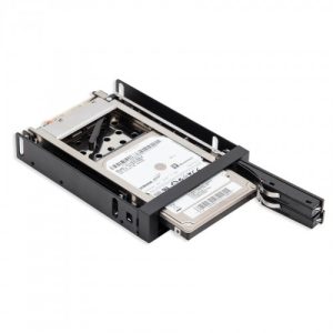 Dual Bay Trayless Mobile Rack for Two 2.5" SATA III Drive - CL-HD-MRDU25S