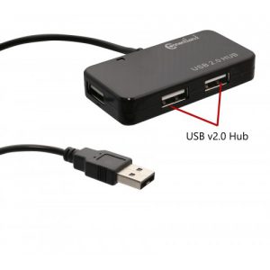 Utlra Slim 4 Port USB 2.0 Hub - CL-HUB20033