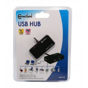 Utlra Slim 4 Port USB 2.0 Hub - CL-HUB20033