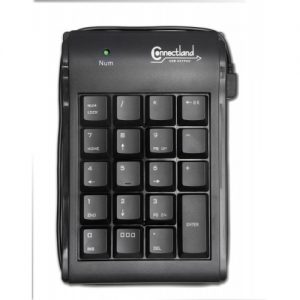 USB 2.0 19 Key Numeric Keypad with Backspace Bar - CL-KBD20006