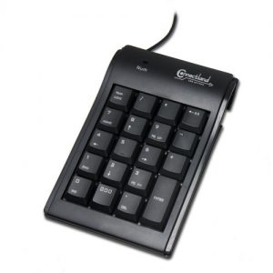 USB 2.0 19 Key Numeric Keypad with Backspace Bar - CL-KBD20006