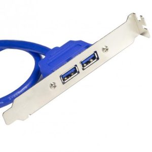 19 Pin Header to 2 USB 3.0 Port PCI Slot Bracket - CL-PCI20114