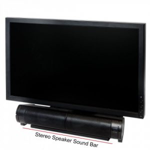 USB Powered Desktop Monitor Stereo Speaker Sound Bar - CL-SPK20037