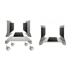 Steel PC Stand for ATX Case with Adj. Width and 4 Caster wheels - SY-ACC65063