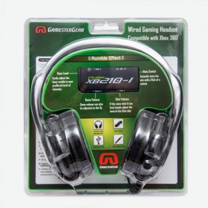 Cruiser XB210-I BASS QUAKE Stereo Gaming Headset with Detachable Boom Mic for XBOX 360 - OG-AUD63083