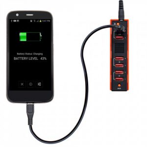 USB Fast Charging Power Strip with Power Monitor - SD-ACC61033