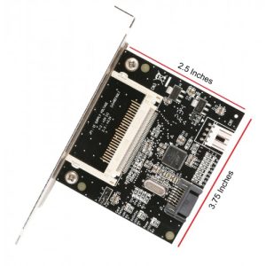 Compact Flash to SATA II Adapter Card with PCI Mounting Bracket - SD-ADA40001