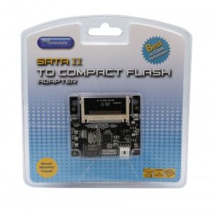 Compact Flash to SATA II Adapter Card with PCI Mounting Bracket - SD-ADA40001