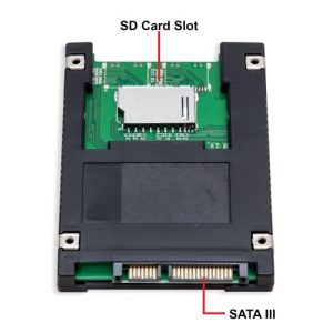 2.5" SATA to 2 SD card Adapter - SD-ADA40081