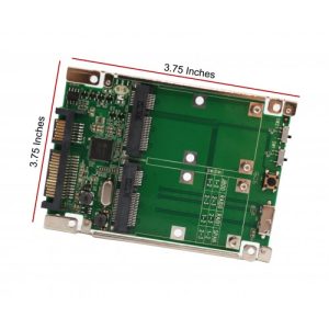 2.5" SATA 6G / USB 3.0 to Dual mSATA RAID Adapter - SD-ADA40107