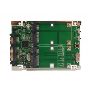 2.5" SATA 6G / USB 3.0 to Dual mSATA RAID Adapter - SD-ADA40107