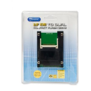 Dual Compact Flash to 44 Pin IDE 2.5" Adapter Enclosure - SD-ADA45006