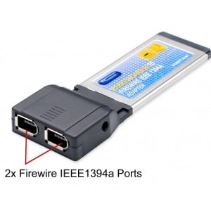 2 Port 1394A Firewire 34mm ExpressCard - SD-EXP30012