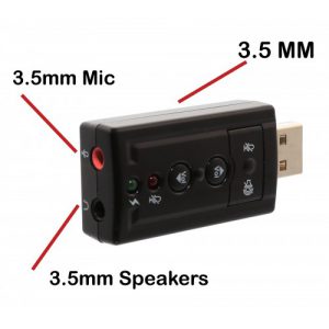 USB 2.0 External Stereo Sound Adapter with Optical SPDIF Output - SD-AUD20101