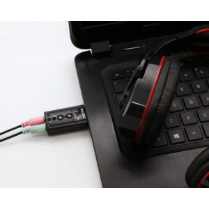 USB 2.0 External Stereo Sound Adapter with Optical SPDIF Output - SD-AUD20101