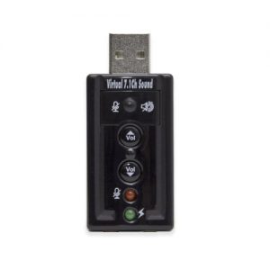 USB 2.0 External Virtual 7.1 Surround Sound Adapter