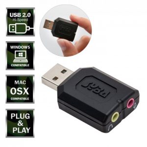 USB 2.0 External Stereo Audio Adapter - SD-CM-UAUD